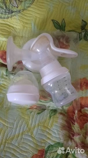 Молокоотсос ручной 2в1