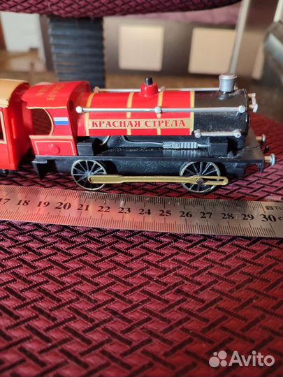 Поезд Красная стрела с вагоном