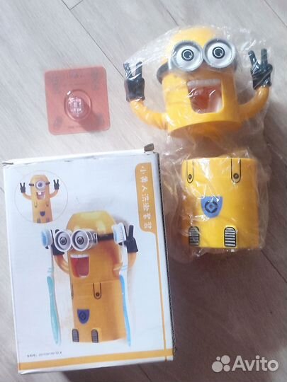 Миньон Дозатор-держатель для зубной пасты и щеток