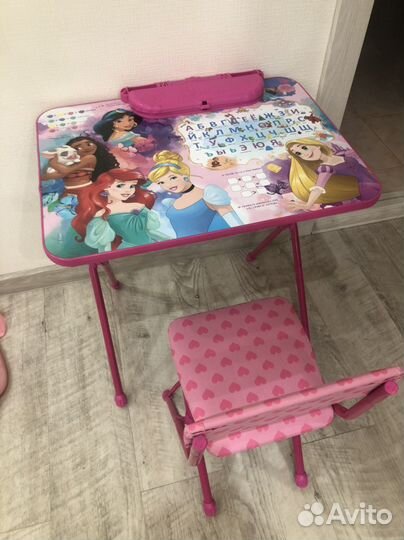 Детский стол и стул ника кидс принцессы диснея