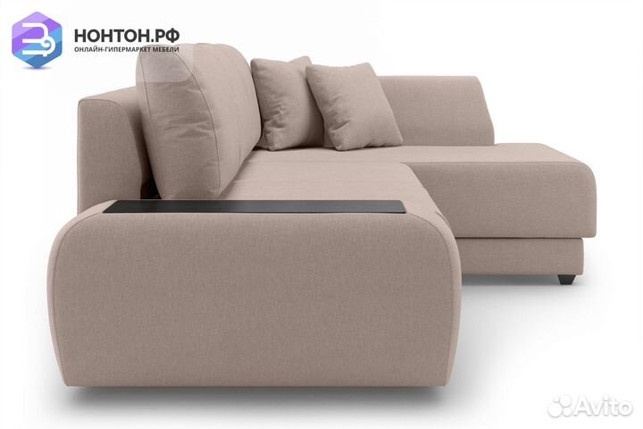 Угловой диван пума Консул бежевый