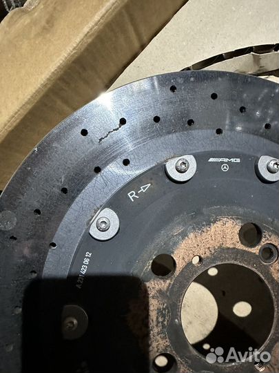 Задние Тормозные диски AMG Mersedes-Benz