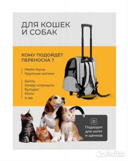 Сумка рюкзак-переноска для животных Petleon