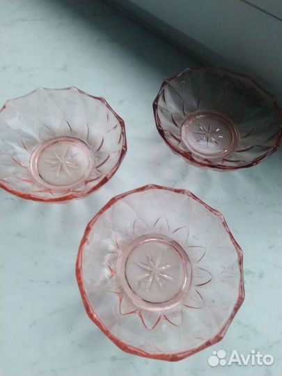 Посуда цветное стекло