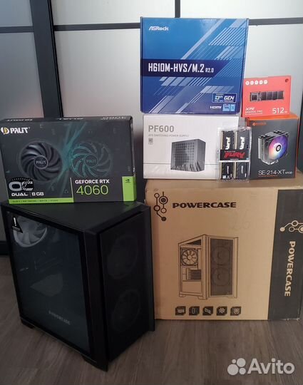 Игровой пк: Intel i5-12400f/RTX4060/512Gb/16Gb