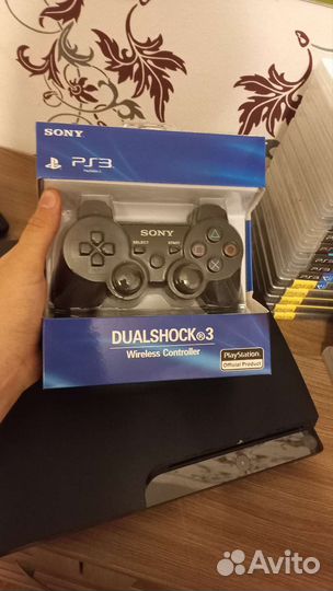 Sony PS3 slim + игры