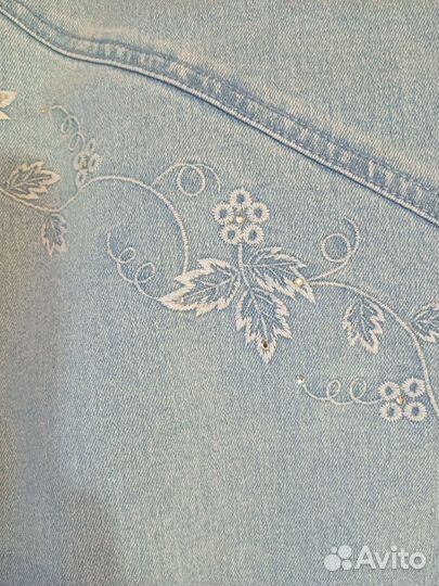 Джинсовая юбка длинная