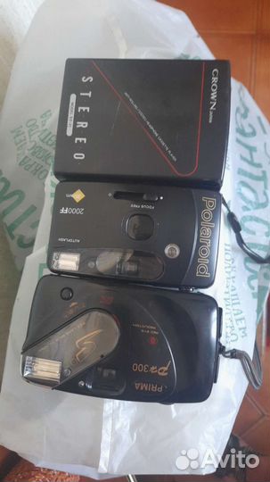 Пленочный фотоаппарат polaroid, prima, плеер