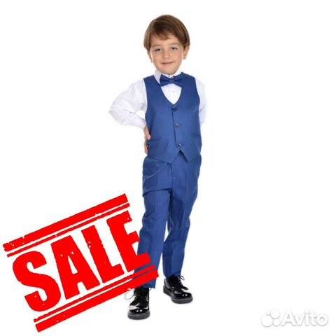 Костюм 4 в 1 рубашка жилет бабочка брюки