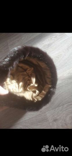 Норковая шапка мужская