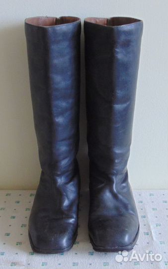 Сапоги хромовые утепленные Р38, вс СССР