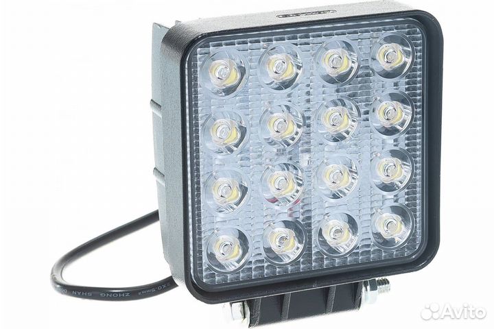 Светодиодная фара skyway OFF road квадрат 16диодов