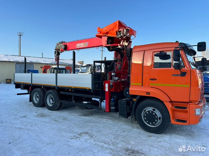 КАМАЗ 65115-3094-48 с КМУ, 2024