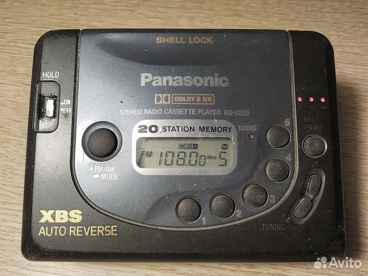 Кассетный плеер panasonic rq-v203