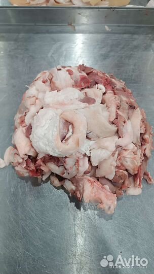 Фарш мясной, обрези, кости говяжьи для собак