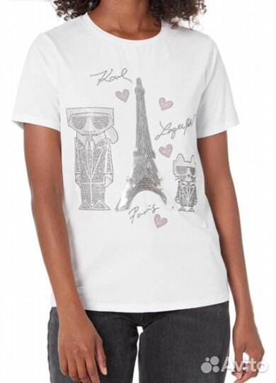 Новая Футболка karl lagerfeld оригинал