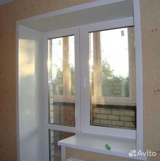 Балконный блок с окнами (дверь на балкон)