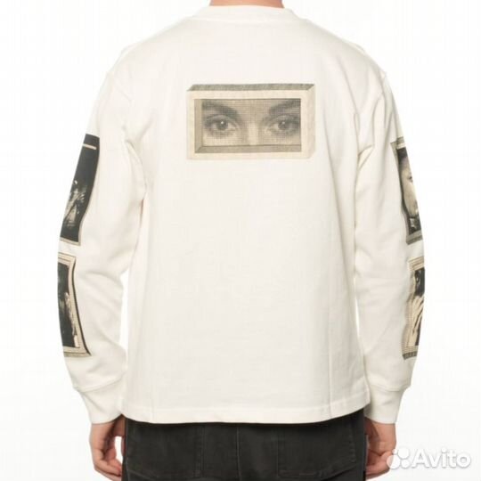 Лонгслив cav empt №4 белый