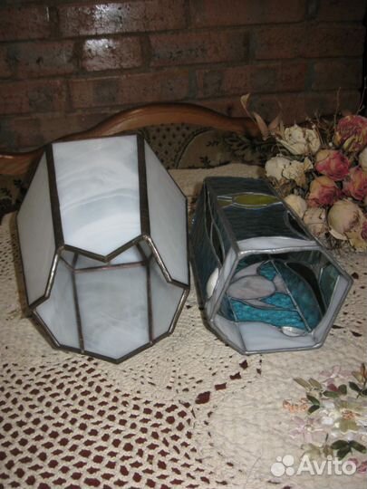 Плафоны в витражном стиле 1950-х гг Германия