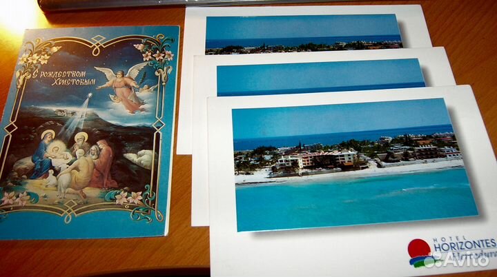 Открытки Черноморское побережье и Латвия почтой