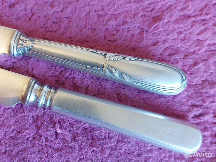 Россия серебряный нож 84 пр