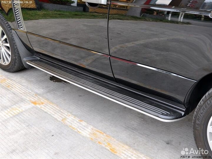 Пороги с брызговиками Land Rover Range Rover Ровер