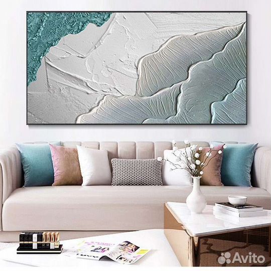 Большая картина маслом абстракция