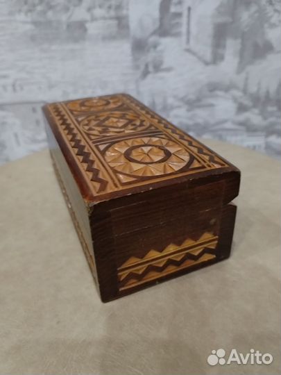 Шкатулка деревянная СССР