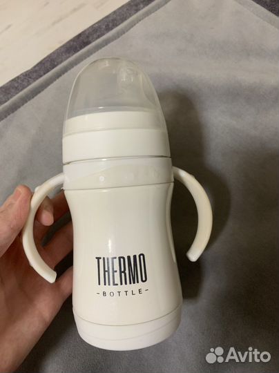 Поильник термо-бутилочка happy baby