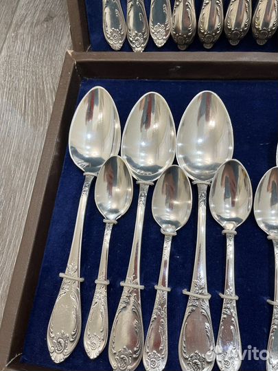 Набор столовых приборов мельхиор СССР