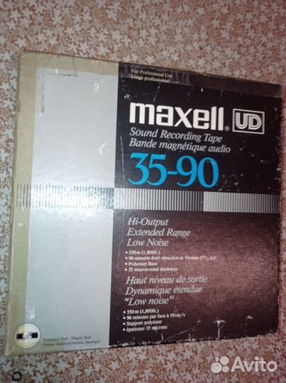 2-Катушки maxell UD 35-90, тд