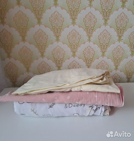 Простынь на резинке 120 60