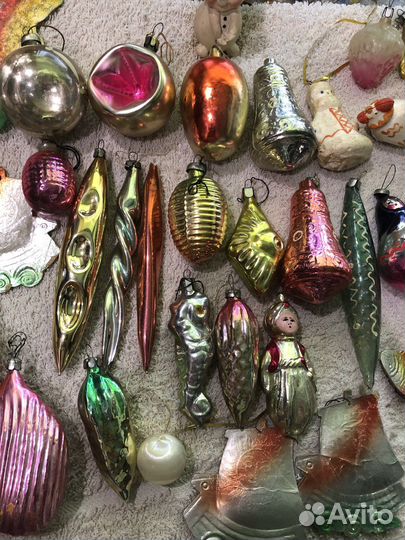 Елочные игрушки СССР одним лотом