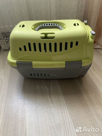 Переноска для кошек пластиковая