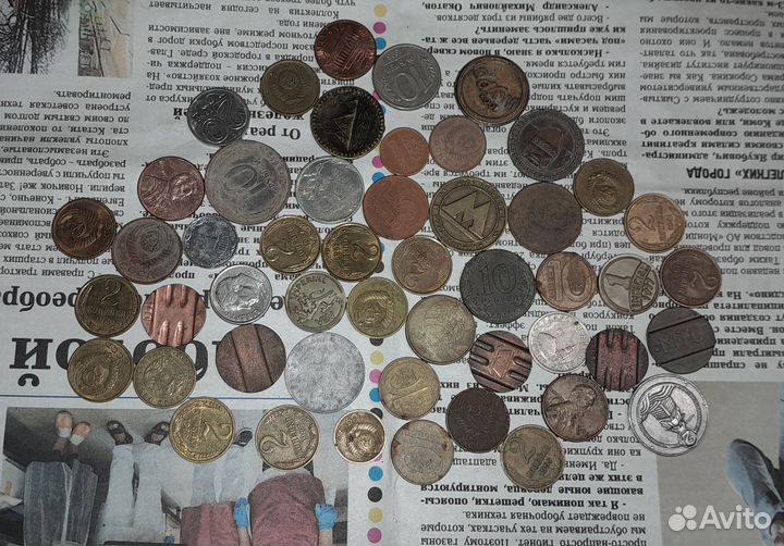 Монеты жетоны солянка