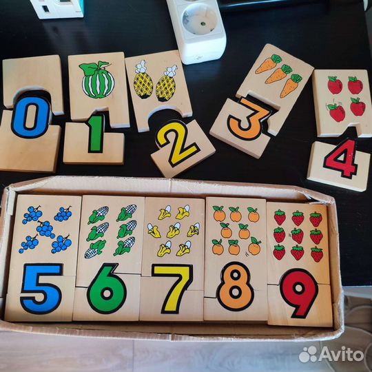 Деревянные пазлы для малышей