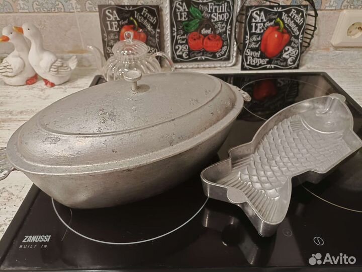 Утятница жаровня чугунная СССР