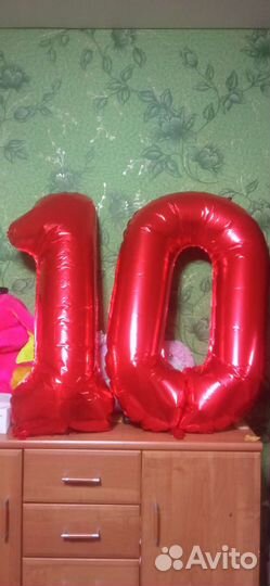 Шары цифры 102 см