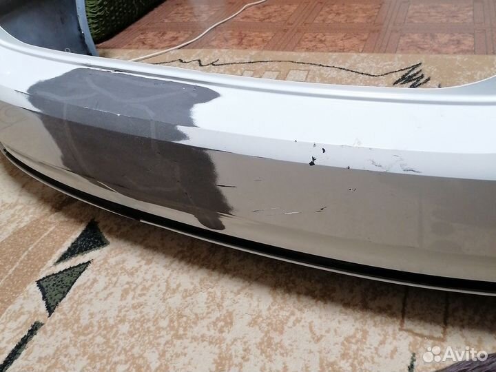 Бампер задний на VW polo 2018