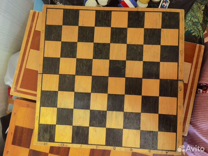 Шахматная доска СССР без фигур