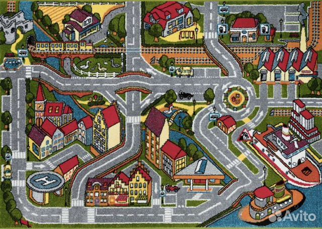 Ковер детский новый