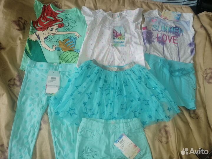 Пакетом летние вещи на р 104