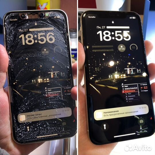 Замена дисплея/стекла iPhone X/XS/11/XR/12/13/14