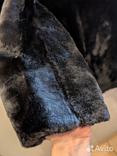 Шуба мутон женская