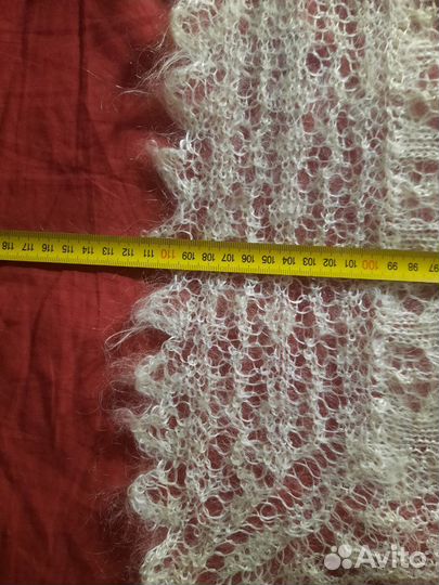 Шаль пуховая ручная работа