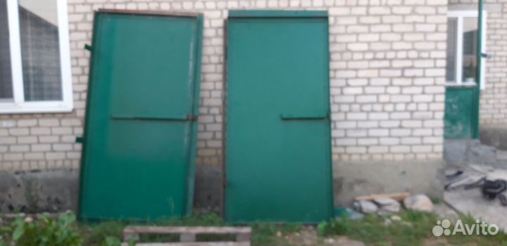 Ворота гаражные металлические бу