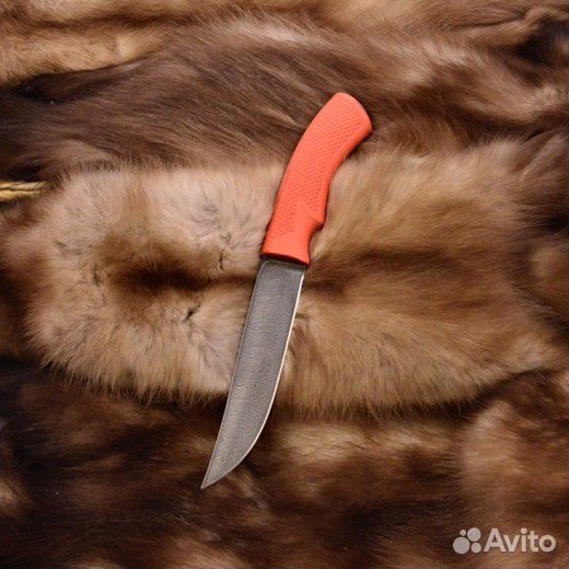 Нож Советский охотничий (дамасская сталь)