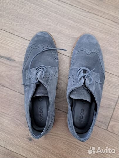 Ботинки женские Ecco 40 размер нубук