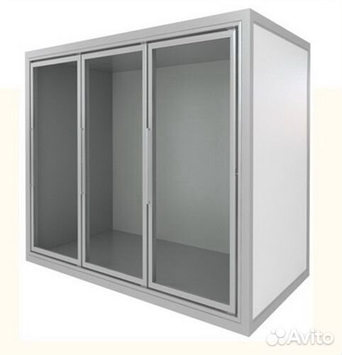 Стеклянный фронт Марихолодмаш 2048х1640 мм