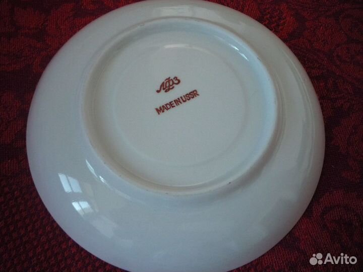 Чашка с блюдцем лфз